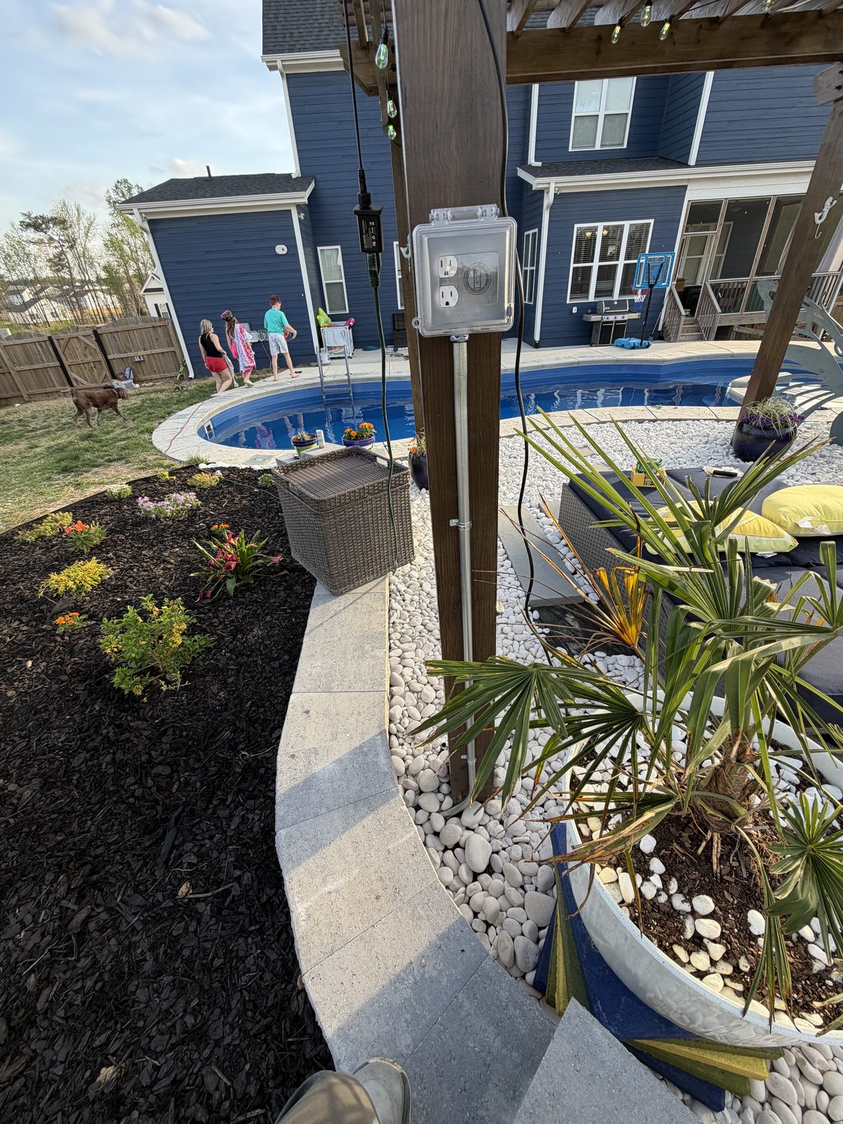 Electrical work by Spotlight Electric, Wake Forest, NC